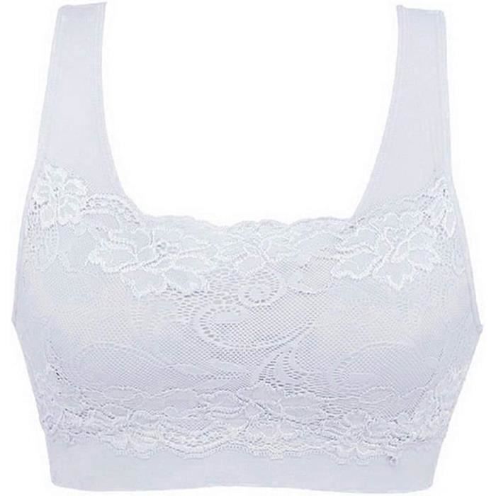 Lot De 3 Soutiens-gorge Sans Armatures - Fermeture Devant à Boucle Métal - Confort Quotidien, Yoga, Sport - Taille Ajustée (prévoir Une Taille Au-dessus)