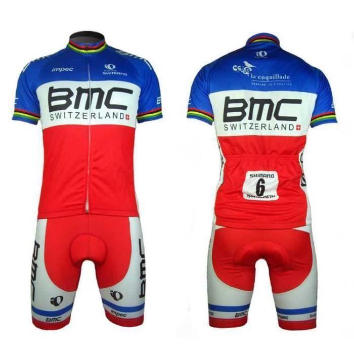MILOTO Ensemble maillot de cyclisme noir à bretelles pour
