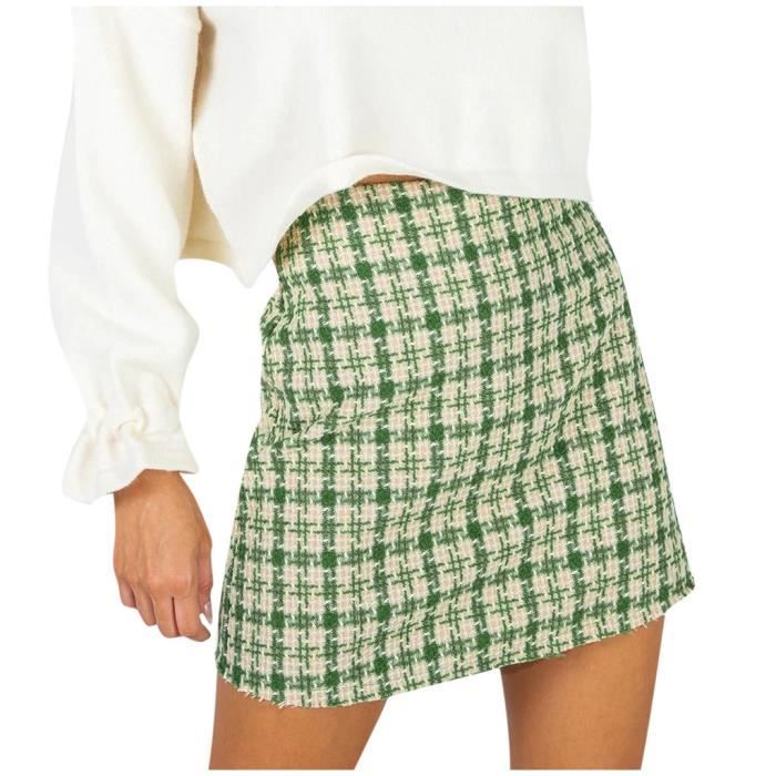Jupe Moulante pour Femme Taille élastique Mini Jupe d'été Jupe Moulante pour Femme Taille élastique Mini Jupe d'été