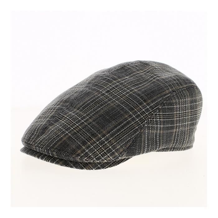 Casquette Ballon (Newsboy) Pour Femme à Carreaux - Style Vintage Années 20, Tissu Doux (80% Polyester, 20% Laine), Taille Unique (tour De Tête ~56-59 Cm)