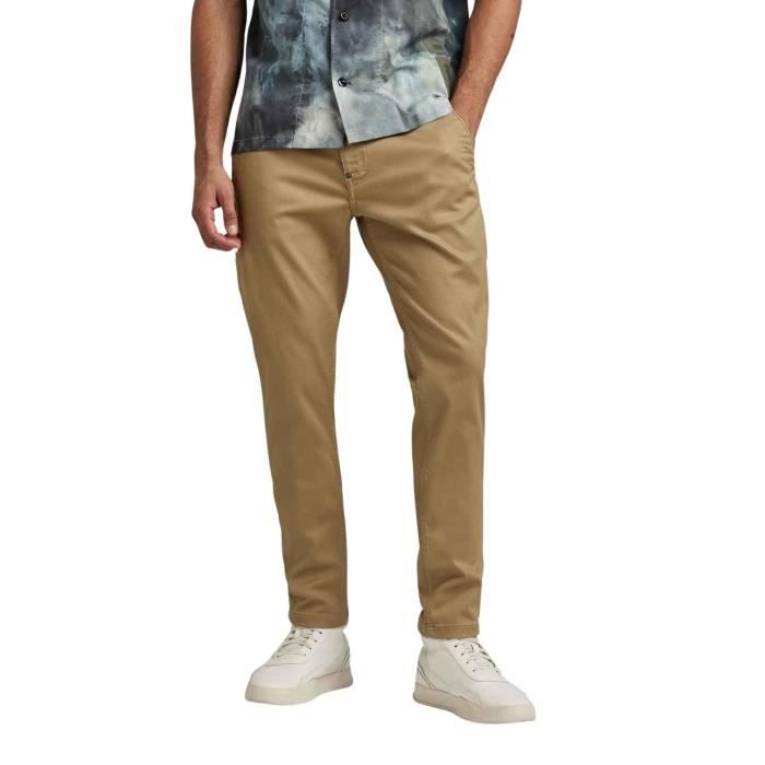 Pantalon G Star Skinny Chino Safari Homme Beige Cdiscount Pr t