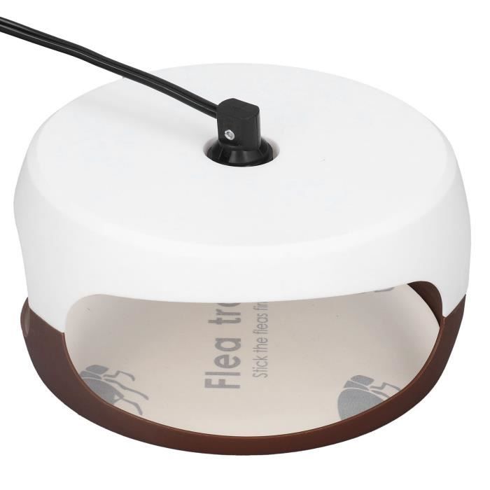 Qiilu piege a puces Mini attrape-puces electrique LED en pla
