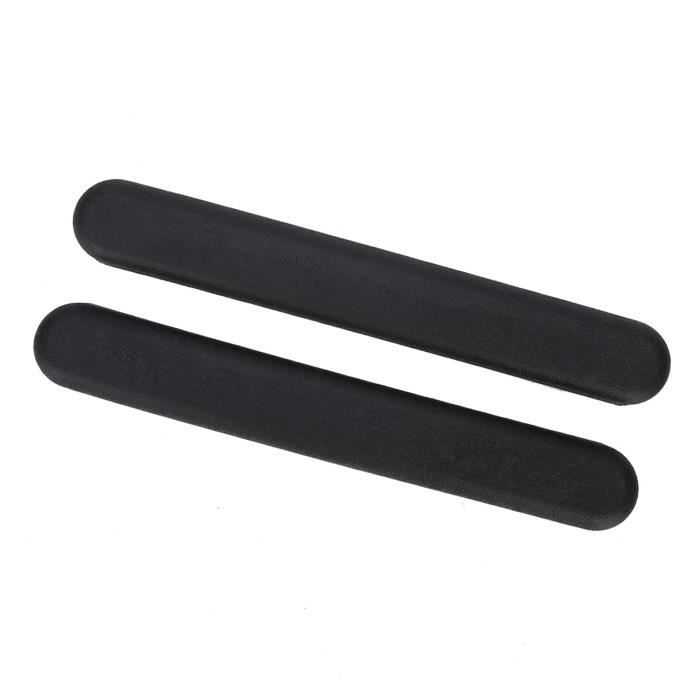 FYBlossom Paire De Coussin D'Accoudoir Mousse Mémoire Forme - Pour Fauteuil Roulant, Bureau, Transport, Noir