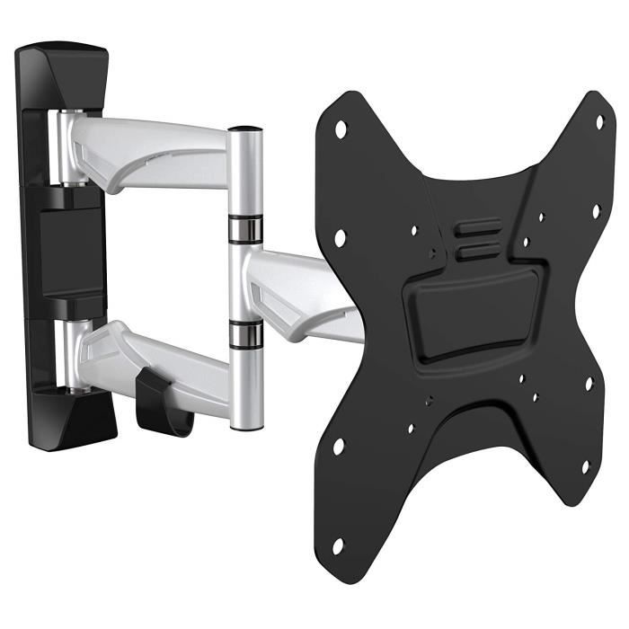 Support Mural Moniteur RICOO S4511 - Orientable Inclinable Pour Écrans 17-32 Pouces VESA