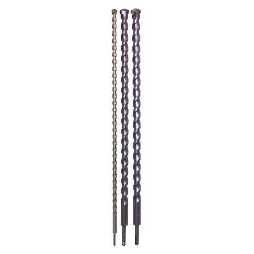 Foret à marteau Ø 12-16-24 mm x 1000mm ECD Germany 3 pièces Forets à béton Set SDS Plus Foret à marteau Ø 12-16-24 mm x 1000mm ECD Germany 3 pièces Forets à béton Set SDS Plus