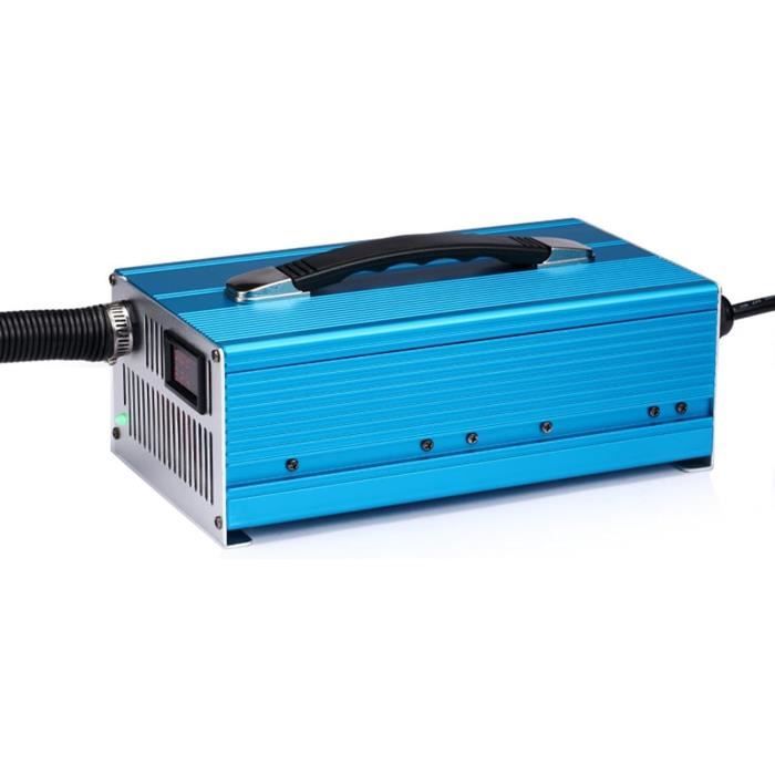 Chargeur De Batteries Universel La Crosse Technology RS1000 - Écran LCD, Test Capacité, Décharge, Bleu