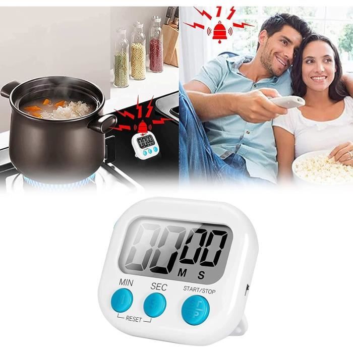 Minuteurs Cuisine Numériques MSY - Lot De 4 Magnétiques LED