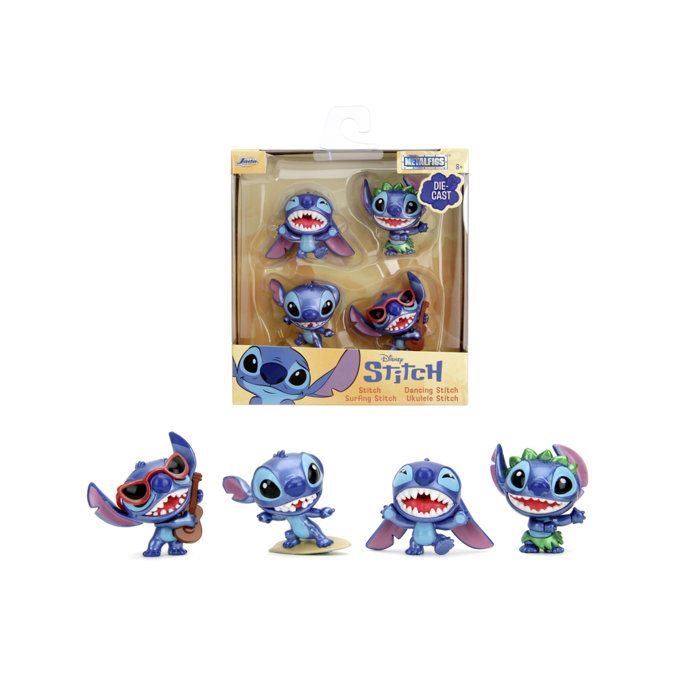 Jada Figurines Stitch 6cm Set 4 pieces Des Neuf - vue 2