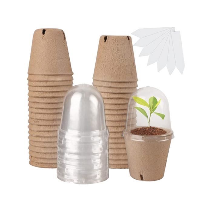 Pots de semis biodégradables Pot de pulpe pour semis de pépinièrekit de