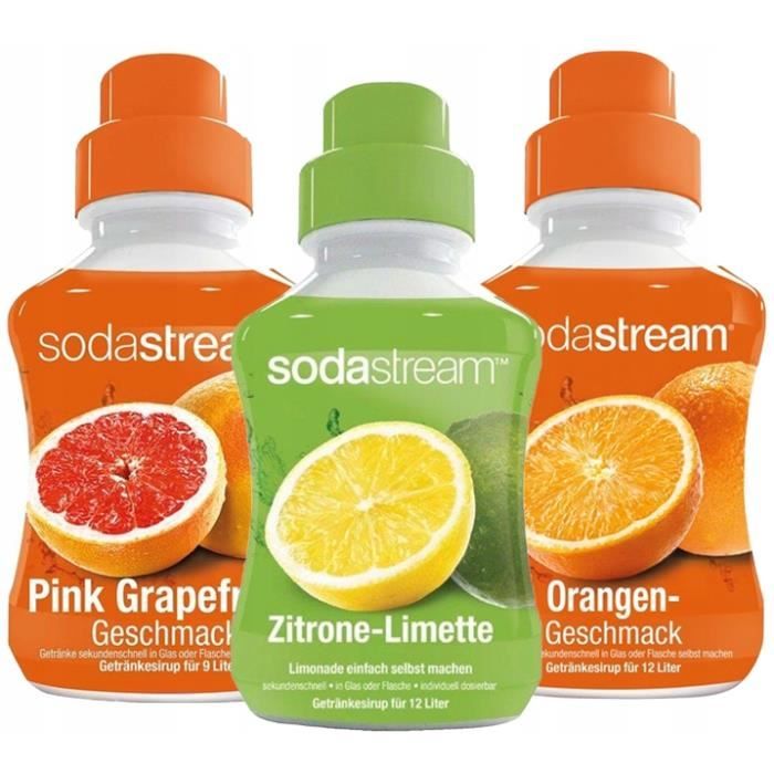 Pack de 2 sirops SodaStream bio Limonade & Orange – Sodastream France