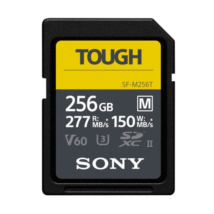 Carte mémoire SDHXC UHS-II U3 V60 256 Go Sony SF-M Series Tough