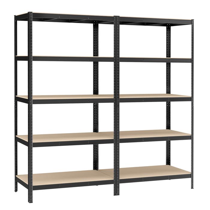 Étagère de Rangement Charge Lourde SONGMICS Lot de 2 200 x 120 x