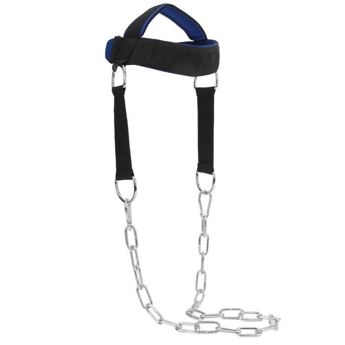Harnais De Cou Pour Musculation Et Boxe JAG GEAR - Capacité 60 Kg, Réglable, Fonte Chromée