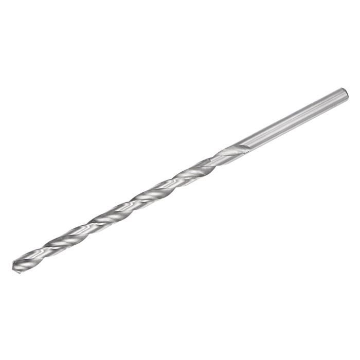 2 Forets Hélicoïdaux HSS-E M42 8% Cobalt Revêtus Titane – Diamètre 5,3 Mm, Longueur Totale 86 Mm – Pour Acier Inox, Aluminium, Alliages, Métaux Durs