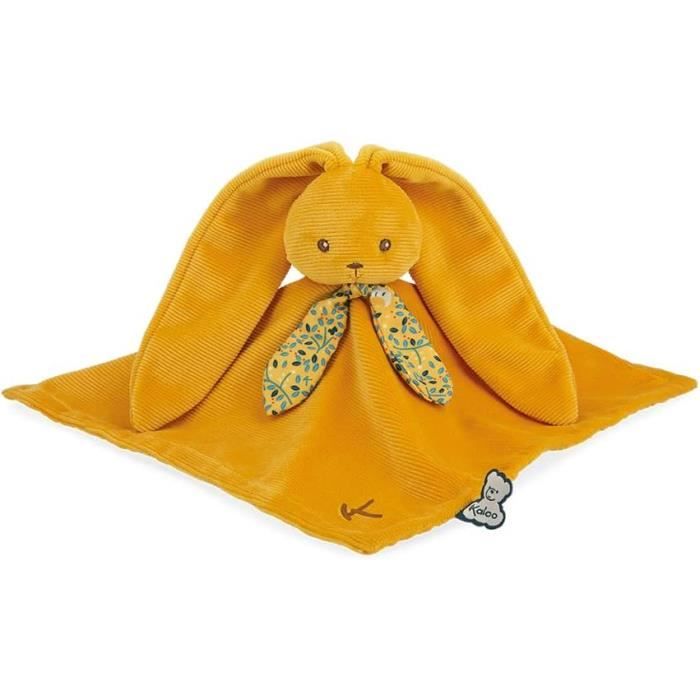 Kaloo - Lapinoo - Blue Rabbit Soft Toy - Baby Soft Toy - Square 30 x 30 cm - Bi-Material Viscose and Very Soft Corduroy - Gift Box - From Birth, K218003 Kaloo - Lapinoo - Blue Rabbit Soft Toy - Baby Soft Toy - Square 30 x 30 cm - Bi-Material Viscose and Very Soft Corduroy - Gift Box - From Birth, K218003