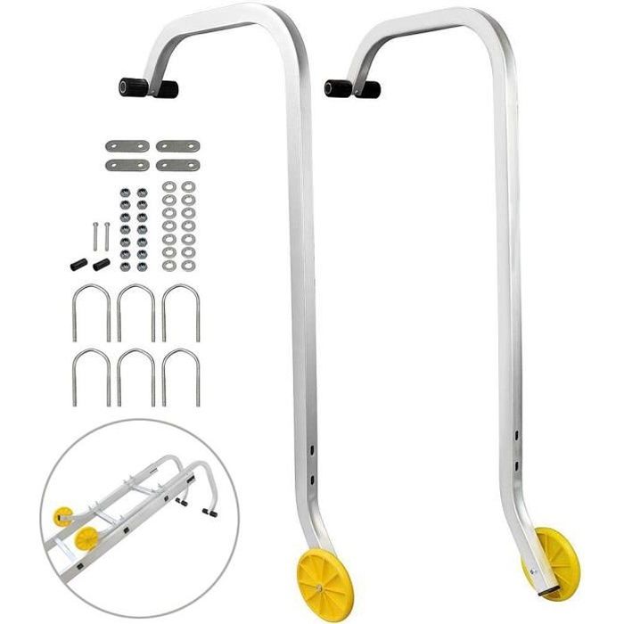 Crochet de Toit Universel pour Echelle, Adaptateur de Toit pour Échelle,  0,93 mètre(s), EN 131, Charge maximale: 150 kg - Cdiscount Bricolage