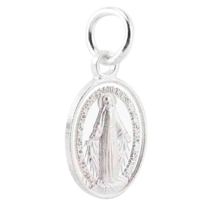 Pendentif Vierge Marie En Argent Sterling 925 - Chaîne Non Incluse - Neuf Avec Étiquettes