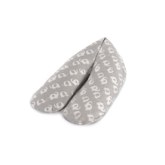 Theraline Coussin D Allaitement Et De Maternite 170x34cm Le Confort Elephants Gris Cdiscount Puericulture Eveil Bebe