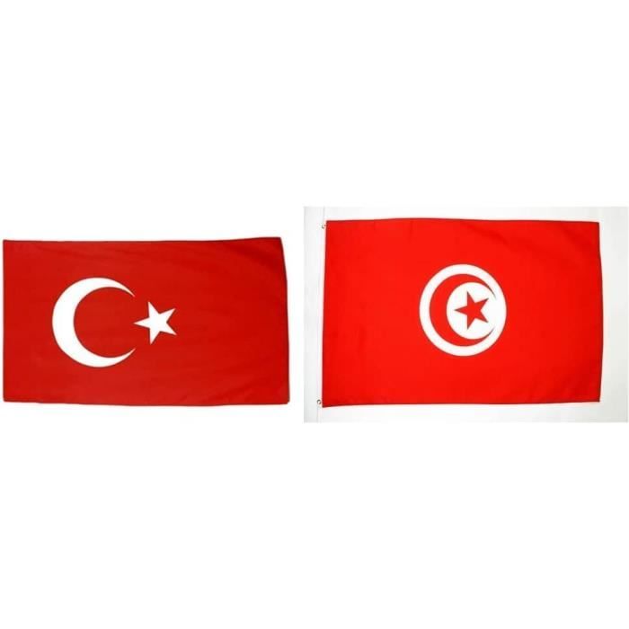 Drapeau Turquie Turc / Türk bayrağı / Turkish flag 90 x 150 cm - NEUF -  Cdiscount Maison