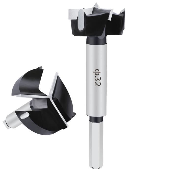 Mèche Forstner Carbure Tungstène 35mm - Pour Percer Des Trous Plats Et Propres Dans Le Bois, Travail Menuiserie