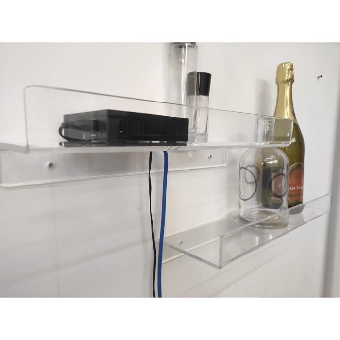 2 Étagères Murales Modernes 38 X 12 Cm Étagère Chambre D