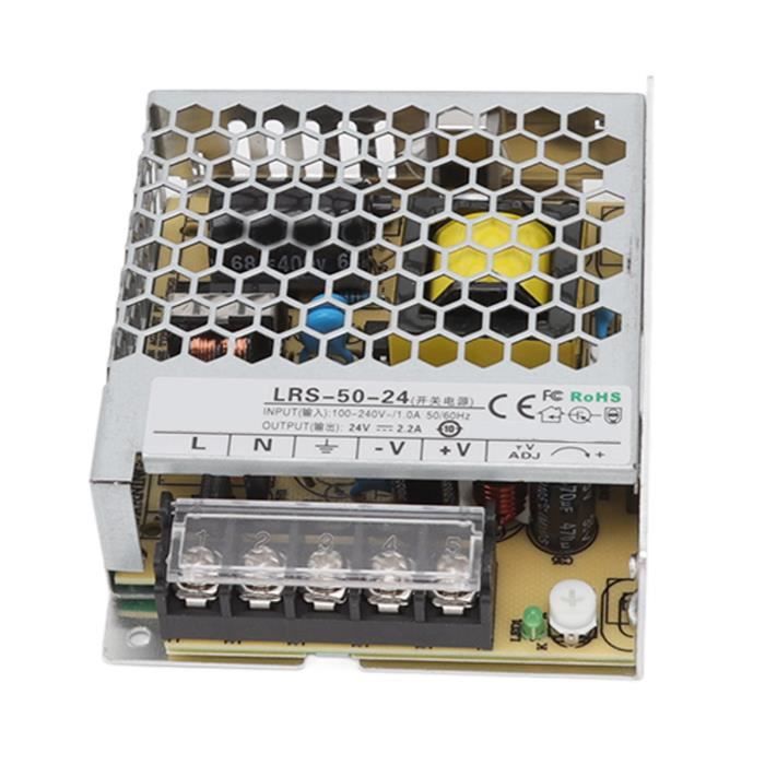Dsdhuf DRH-60-24 Alimentation DIN Rail 60W 24V – Industrielle Stable Et Sécurisée