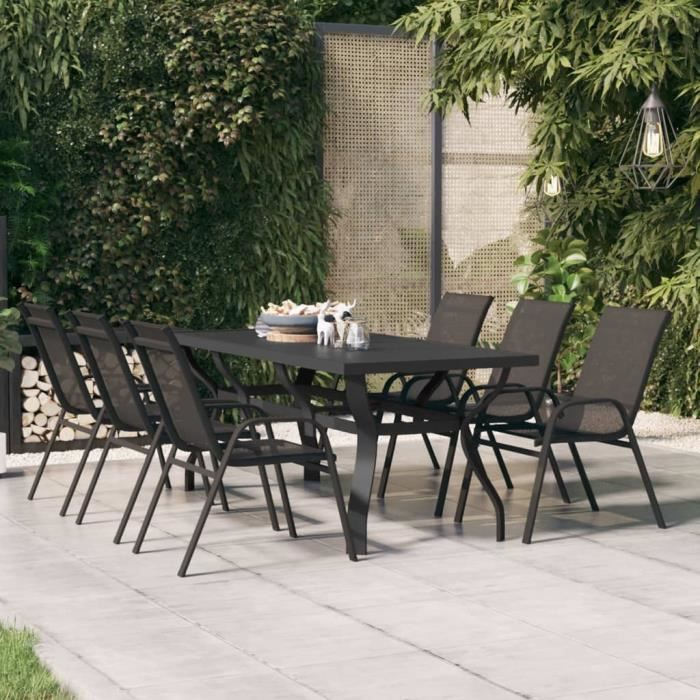 vidaXL Table de jardin 190x90x75 cm - vue 10