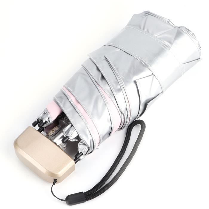 Parapluie Compact Wydexint Anti-UV - Mini Parapluie Pliable Avec étui Voyage Imperméable
