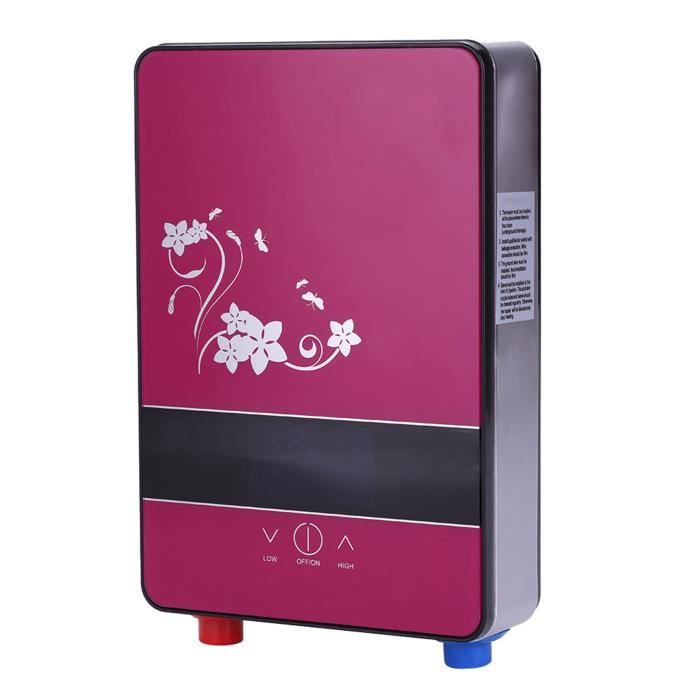 Mini Chauffe Eau Instantané Electrique, Chauffe-Eau électrique Sans