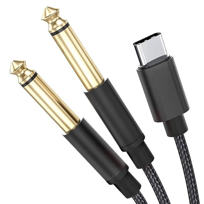 Câble audio Jack/2 RCA - 2.00m