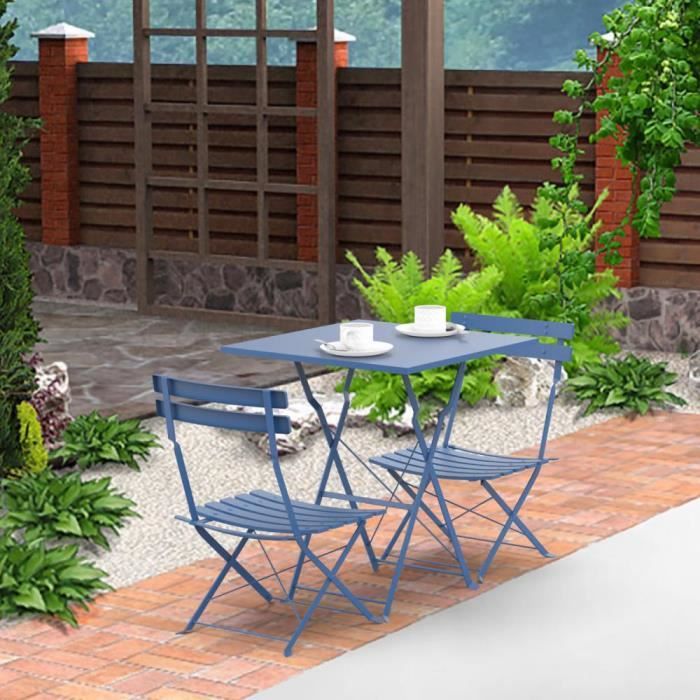 Salon Jardin Enfant Flamant Rose - Table + 2 Chaises + Parasol - FUN HOUSE