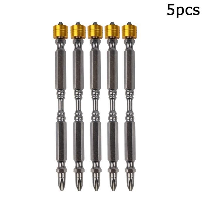 Embouts Tournevis Torx T40 SabreCut - Lot De 5 - 89mm Magnétiques - Pour Perceuse à Choc