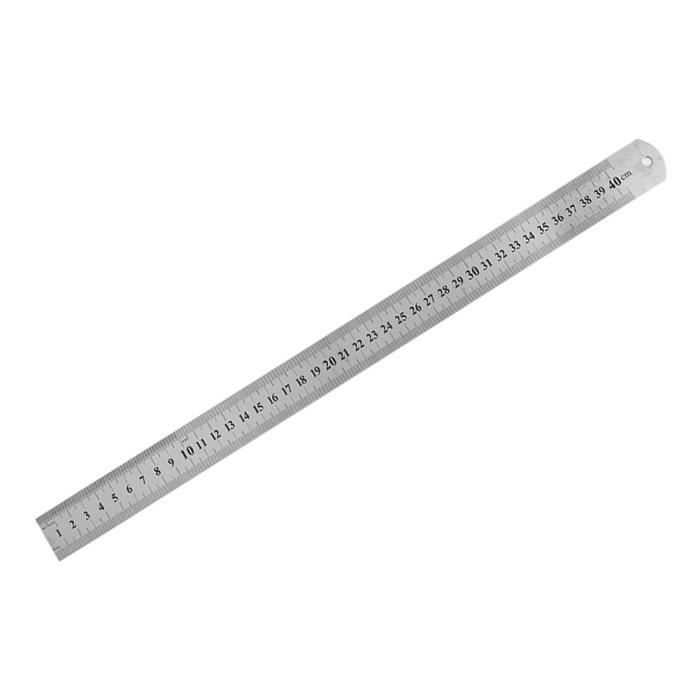 Maped Réglet 20cm Graduation Ineffaçable - Règle Acier Inoxydable Outil Traçage Technique