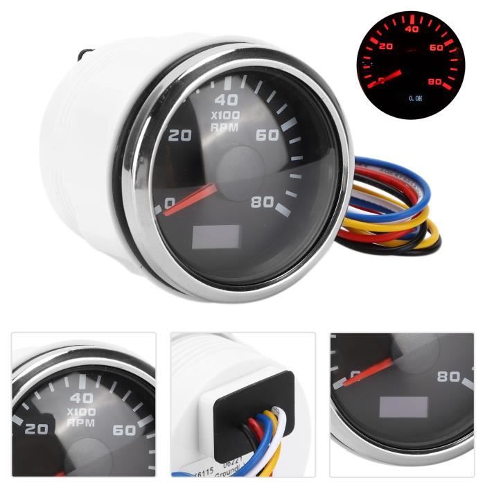 ETOPARS Universelle Voiture Jauge de Tension 2 Pouces 52mm Voltmètre Jauge Tension Pointeur Manometre Blanc Lumière Indicateur Voltmètre Testeur Instruments Volt Fumée ETOPARS Universelle Voiture Jauge de Tension 2 Pouces 52mm Voltmètre Jauge Tension Pointeur Manometre Blanc Lumière Indicateur Voltmètre Testeur Instruments Volt Fumée