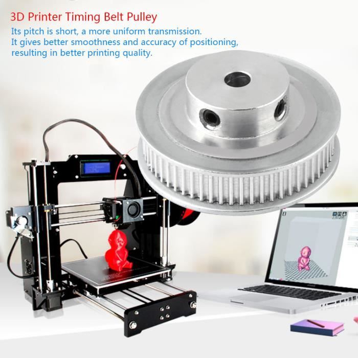 Kit Poulies Distribution 20/60 Dents + Courroie 280mm - Pour Imprimante 3D Et CNC