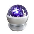 Cool rotatif veilleuse lampe de Projection ciel étoilé licorne enfant bébé sommeil romantique LED lampe(argent)-1