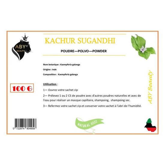 Poudre de Kachur Sugandhi - 250 G - ABY Beauty - Cdiscount Au quotidien