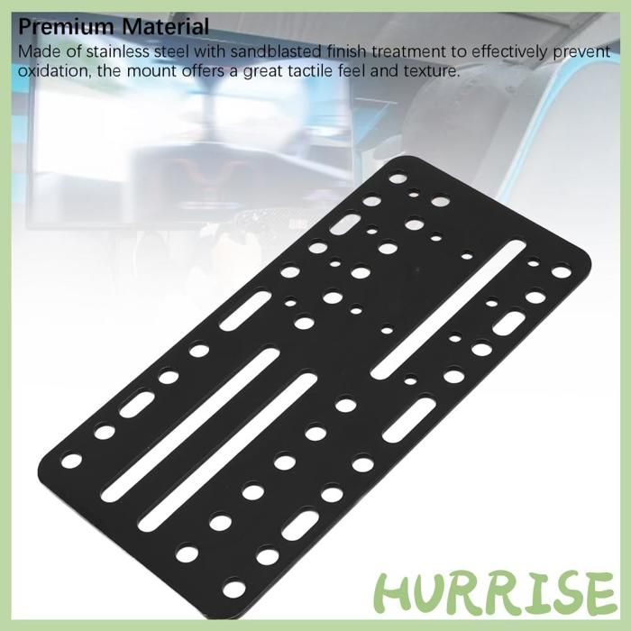 Support De Montage Pour Frein à Main USB - Plaque En Acier Inoxydable Réglable, Compatible Avec Les Périphériques De Simulation De Course - 4