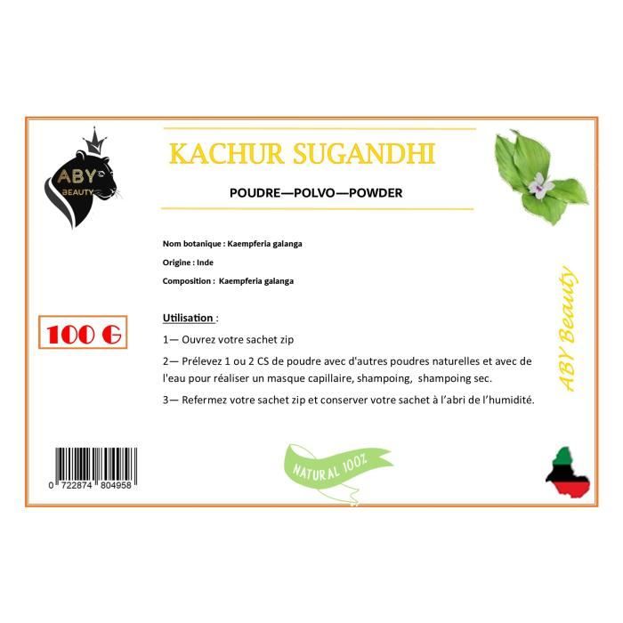 Kachur Sugandhi, une poudre ayurvédique pour la beauté des cheveux