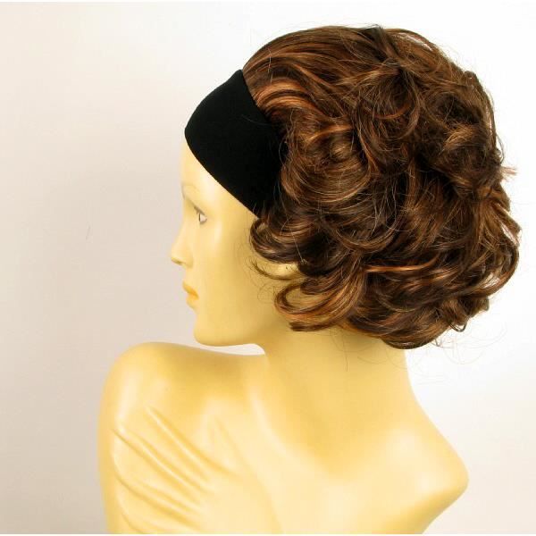 Postiche Queue De Cheval Courte 28 Cm Couleur Chocolat Méché Cuivré - Neuf Avec étiquettes, Synthétique