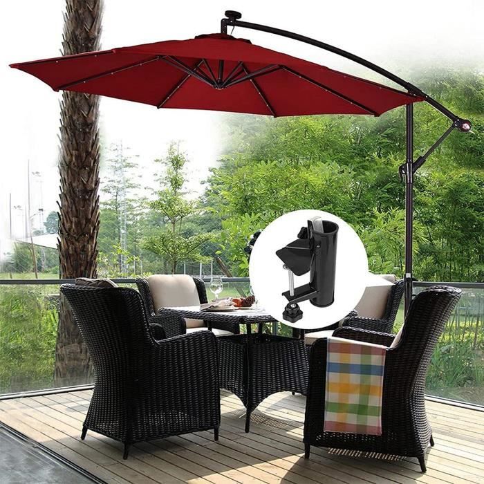 Pince de fixation pour parasol, support de parasol de terrasse