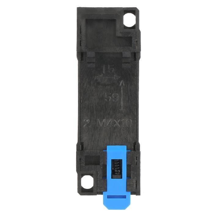 Base de relais pour relais haute puissance JQX-38F 40A, montage sur rail DIN 11 broches, uniquement pour relais JQX38F