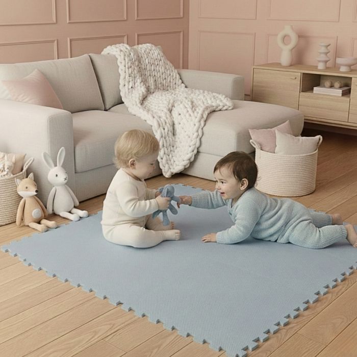 Tapis De Sol Bebe Tapis De Sol Puzzle LittleTom - 9 Dalles épaisses En Mousse EVA Pour Bébé Tapis De Jeux De Cartes
