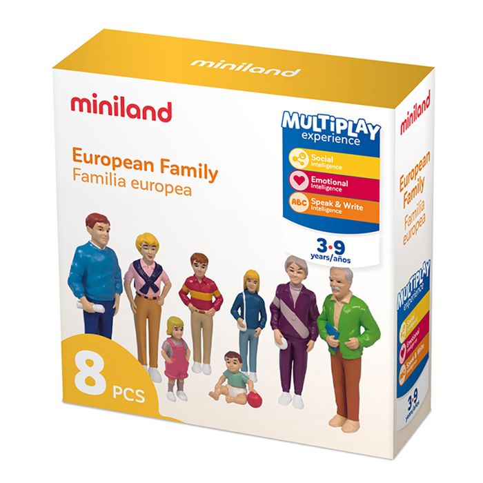 Au pays des jouets　o Manguel Jouet éducatif - MINILAND - MINILAND 27395 - Set de 8 personnages