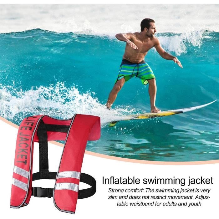 Gilet de hotsell natation gonflable