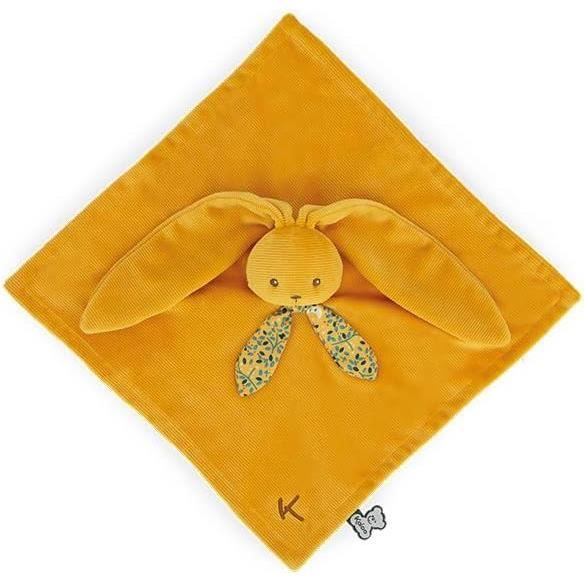 Doudou Lapin Kaloo Lapinoo – Carré 30 Cm, Velours Côtelé Et Coton, Dès La Naissance