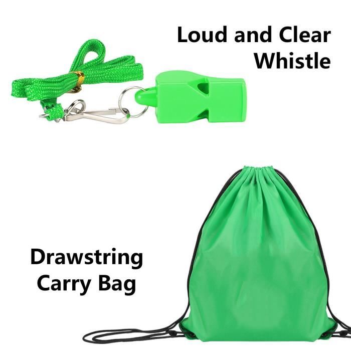 Jumelles Jouet Pour Enfants – ABS Solide Avec Sangle, Boussole Et Sifflet – Observation Nature Et Aventure Dès 3 Ans – Lot Vert/Bleu/Marron