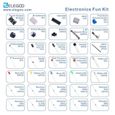 Fun Kit Composant Électronique Breadboard Câble Resistor Capacitor LED Potentiomètre pour Arduino Kit d'apprentissage-2