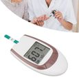 VBESTLIFE kit de test de glycémie Kit de Moniteur de Glycémie avec 50 Bandelettes de Test pour un Test Précis de la Glycémie-2