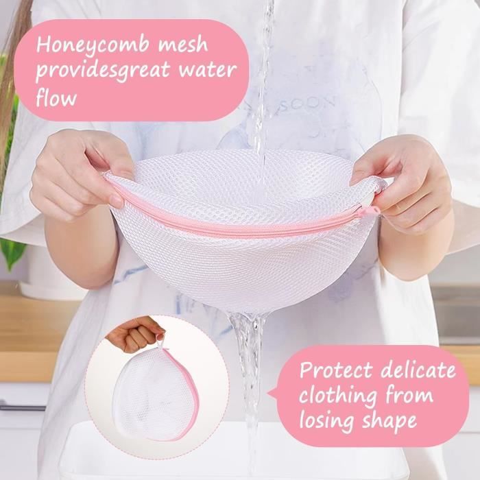 Filet Lingerie Délicat Sacs à Linge BAGAIL Pour Soutien-gorge - Maille Réutilisable Machine à Laver - Protection Lingerie Sacs Lavage Soutien-gorge